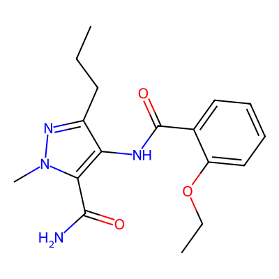 Chemical structure of Sildenafil Impurity 3
