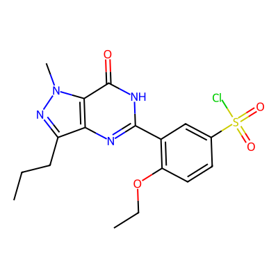 Chemical structure of Sildenafil Chlorosulfone Impurity