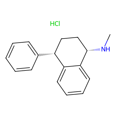 Chemical structure of Sertraline impurity B