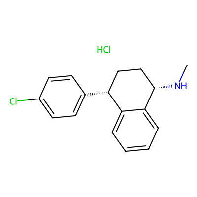 Chemical structure of Sertraline impurity C