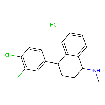 Chemical structure of Sertraline Impurity B