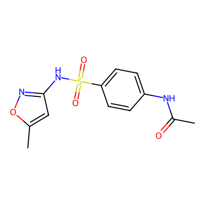 Chemical structure of Sulfamethoxazole Impurity A