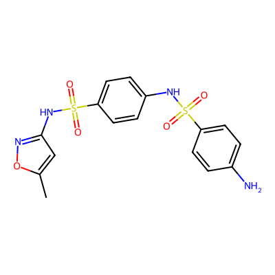 Chemical structure of Sulfamethoxazole EP Impurity B
