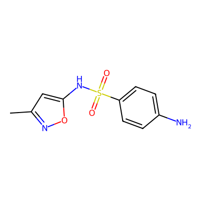 Chemical structure of Sulfamethoxazole Impurity F