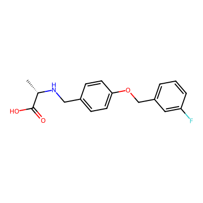Chemical structure of Safinamide Acid Compound