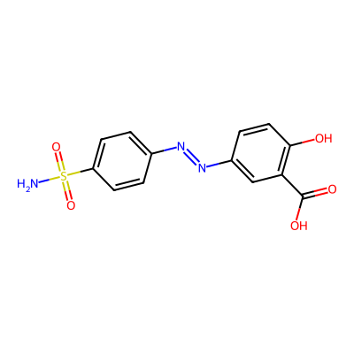 Chemical structure of Sulfasalazine Impurity 2 (RRT 0.75)