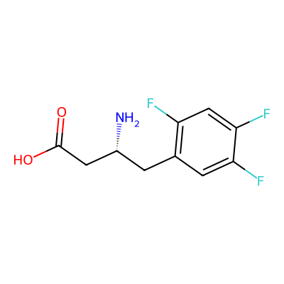 Chemical structure of Sitagliptin Acid Impurity