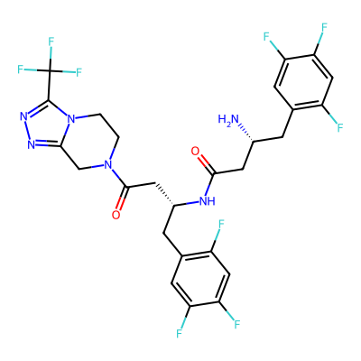 Chemical structure of Sitagliptin Dimer