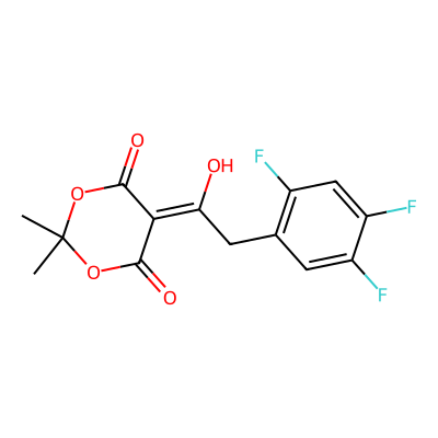 Chemical structure of Sitagliptin Dioxo Impurity