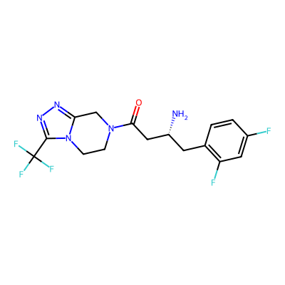 Chemical structure of Sitagliptin Impurity C