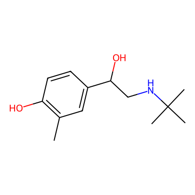 Chemical structure of Salbutamol EP Impurity C