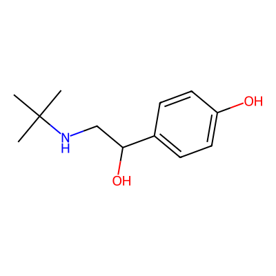 Chemical structure of Albuterol EP Impuriy B