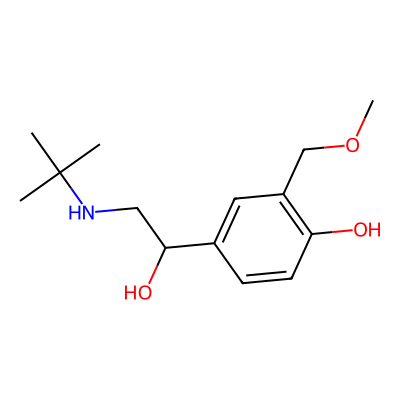 Chemical structure of Levalbuterol Related Compound C