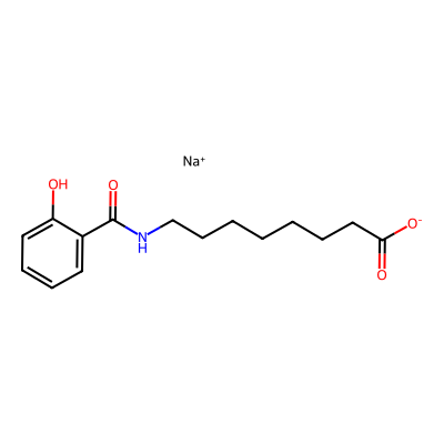 Chemical structure of Salcaprozate Sodium