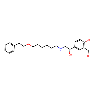 Chemical structure of Salmeterol EP impurity B