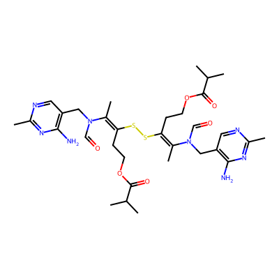 Chemical structure of Sulbutiamine