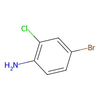 Chemical structure of 4-Bromo-2-Chloroaniline