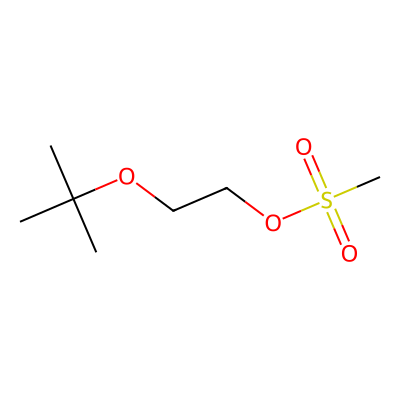 Chemical structure of 2-Tert-Butoxyethyl Methanesulfonate