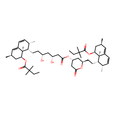 Chemical structure of Simvastatin - Impurity D