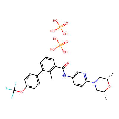 Chemical structure of Sonidegib Diphosphate