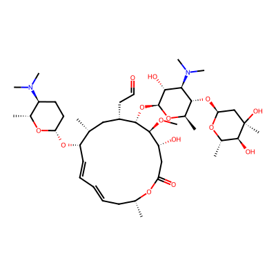 Chemical structure of Spiramycin