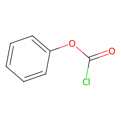 Chemical structure of Phenyl Chloroformate