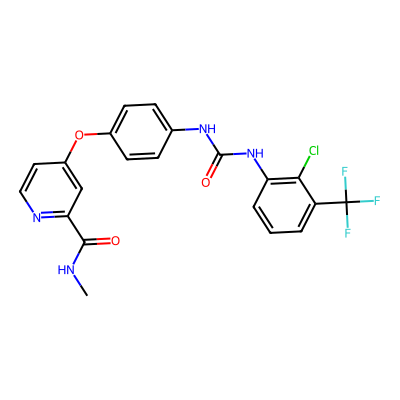 Chemical structure of Sorafenib Impurity H
