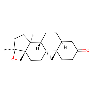Chemical structure of Mestanolone