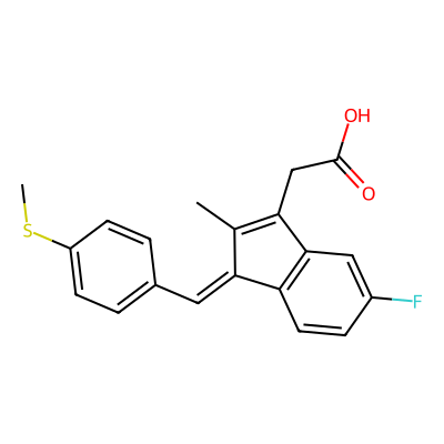 Chemical structure of Sulindac EP Impurity C