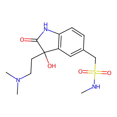 Chemical structure of Sumatriptan 3-Hydroxy-2-Oxo Impurity