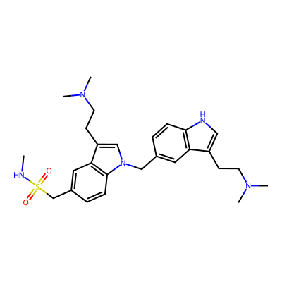 Chemical structure of Sumatriptan Impurity H