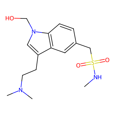 Chemical structure of Sumatriptan Impurity C