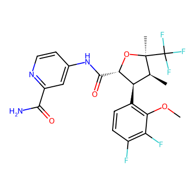 Chemical structure of Suzetrigine