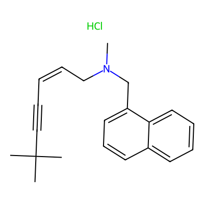 Chemical structure of Terbinafine Related Compound B
