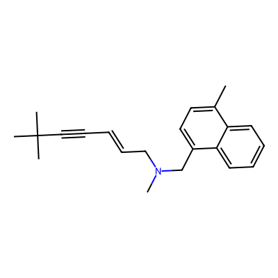 Chemical structure of Terbinafine Hydrochloride Impurity D