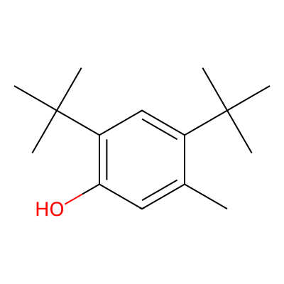 Chemical structure of 4,6-Di-tert-butyl-m-cresol