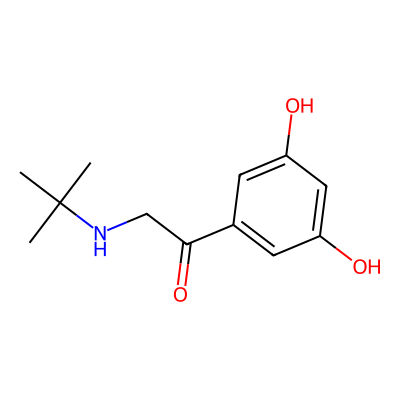 Chemical structure of Terbutaline EP Impurity C