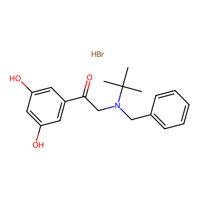 Chemical structure of Terbutaline Sulphate Impurity D