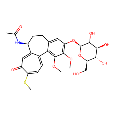 Chemical structure of Thiocolchicoside