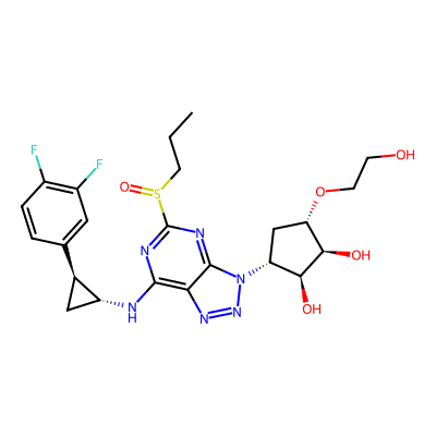 Chemical structure of Ticagrelor Impurity 2