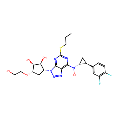 Chemical structure of Ticagrelor Impurity 4