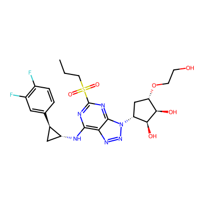 Chemical structure of Ticagrelor Impurity 5