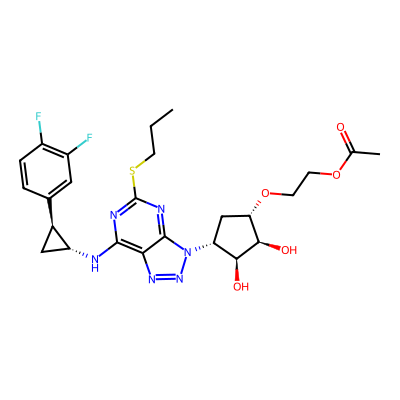 Chemical structure of Ticagrelor Impurity 10