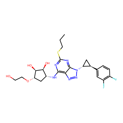 Chemical structure of Ticagrelor EP Impurity B