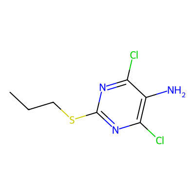 Chemical structure of Ticagrelor KSM II Standard