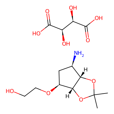 Chemical structure of Ticagrelor KSM-I Impurity A