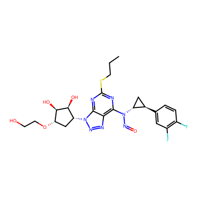 Chemical structure of N-Nitroso Ticagrelor