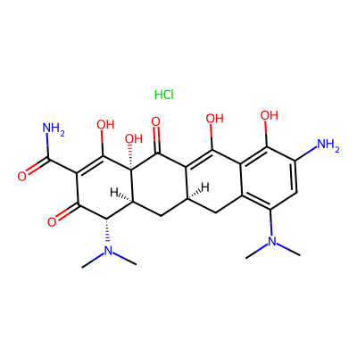 Chemical structure of Tigecycline Impurity B (Hydrochloride Salt)