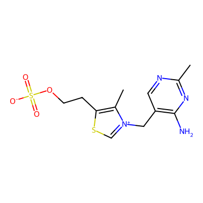 Chemical structure of Thiamine Impurity A