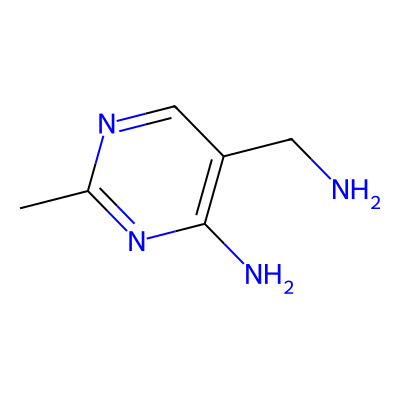 Chemical structure of Thiamine Amine Impurity